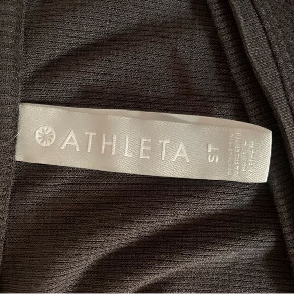 Athleta NWT Cloudlight V Neck Long Sleeve Brown Small Tall - Picture 9 of 9
